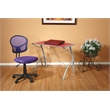 Mesh Task Office Chair in Purple Fabric by OSP Home Furnishings