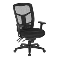 Office Star Deluxe Wood Bankers Chair With Padded Seat BlackEspresso -  Office Depot