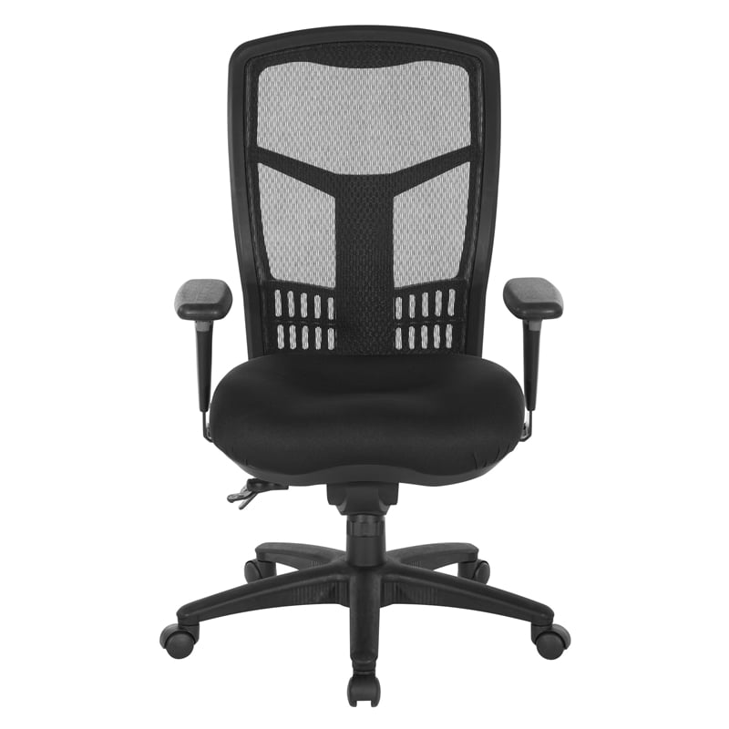 ProGrid High Back Managers Office Chair in Black Fabric