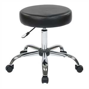 pneumatic drafting chair backless stool with black vinyl seat
