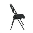 Set of 4 Plastic Folding Chair in Black by Office Star
