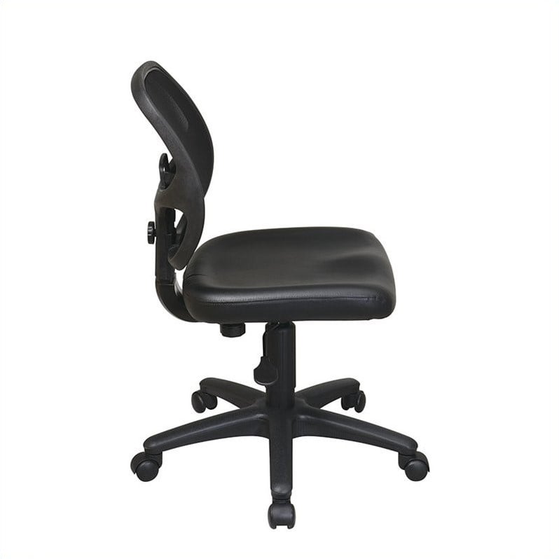Office Star Mesh Screen Back Task Chair With Vinyl Seat Em2910v Office Star Mesh Screen Back Task Chair