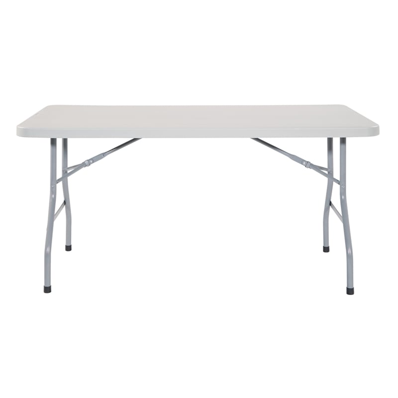 5 foot Resin Light Gray Multi Purpose Table
