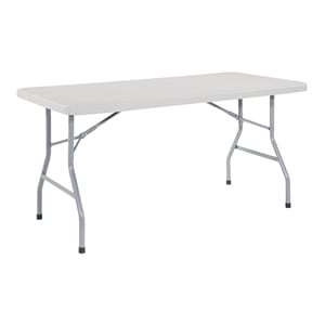 5 foot Resin Light Gray Multi Purpose Table