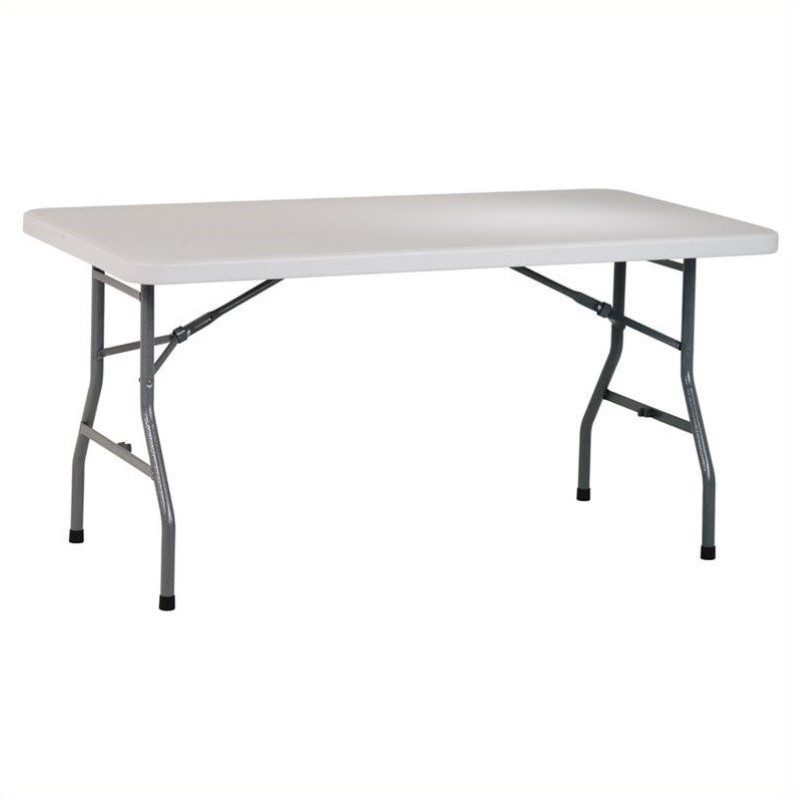 5 foot Resin Light Gray Multi Purpose Table