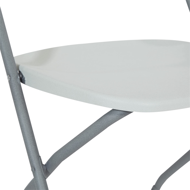 Gray Plastic Folding Chair 4 Pack by Office Star