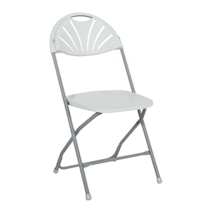 Gray Plastic Folding Chair 4 Pack by Office Star