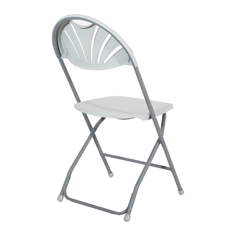 Gray Plastic Folding Chair 4 Pack by Office Star