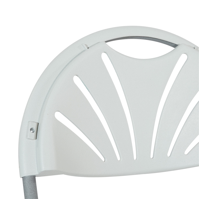 Gray Plastic Folding Chair 4 Pack by Office Star