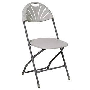 gray plastic folding chair 4 pack by office star