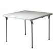 5 Piece Light Gray Resin Folding Table and Chair set