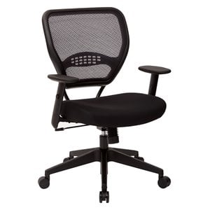 professional airgrid back managers chair with black mesh fabric seat