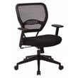 Professional AirGrid Back Managers Chair with Black Mesh Fabric Seat