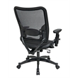 Air Grid Black Fabric Seat Back Adjustable Arms and Lumbar Managers Chair