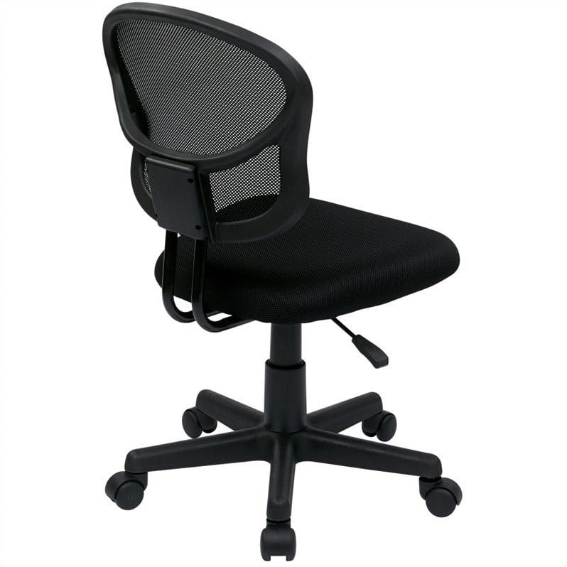 Mesh Task Chair In Black Fabric by OSP Home Furnishings