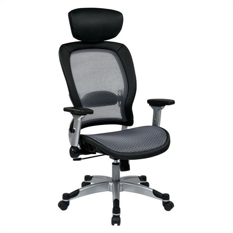 Office Star Space Seating Professional AirGrid Mesh High-Back Executive  Office Chair