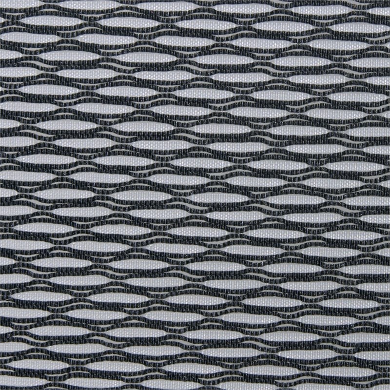 Professional Light Air Grid Back Chair with Headrest in Gray Fabric