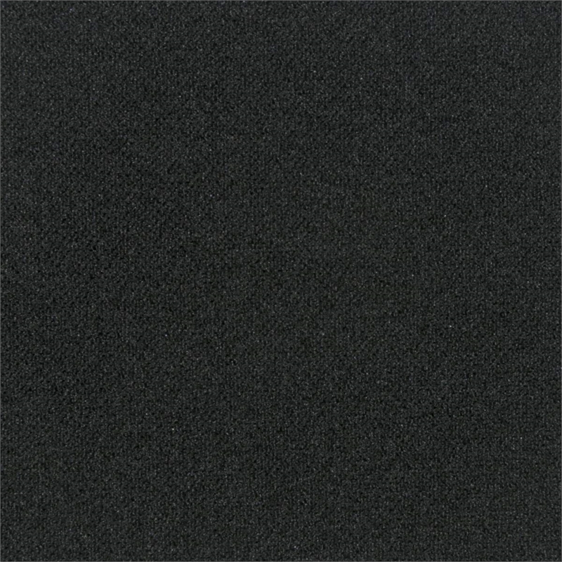 High Back Dual Function Ergonomic Office Chair in Coal Black Fabric