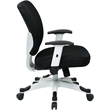 Office Star Pulsar Office Chair with Padded Mesh Seat and Back in Black Fabric