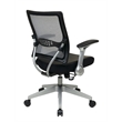 Professional AirGrid Back and Seat Managers Office Chair in Black Leather