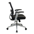 Professional AirGrid Back and Seat Managers Office Chair in Black Leather