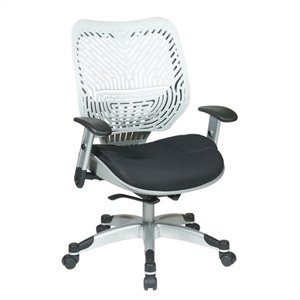 unique self adjusting ice white plastic spaceflex back managers chair