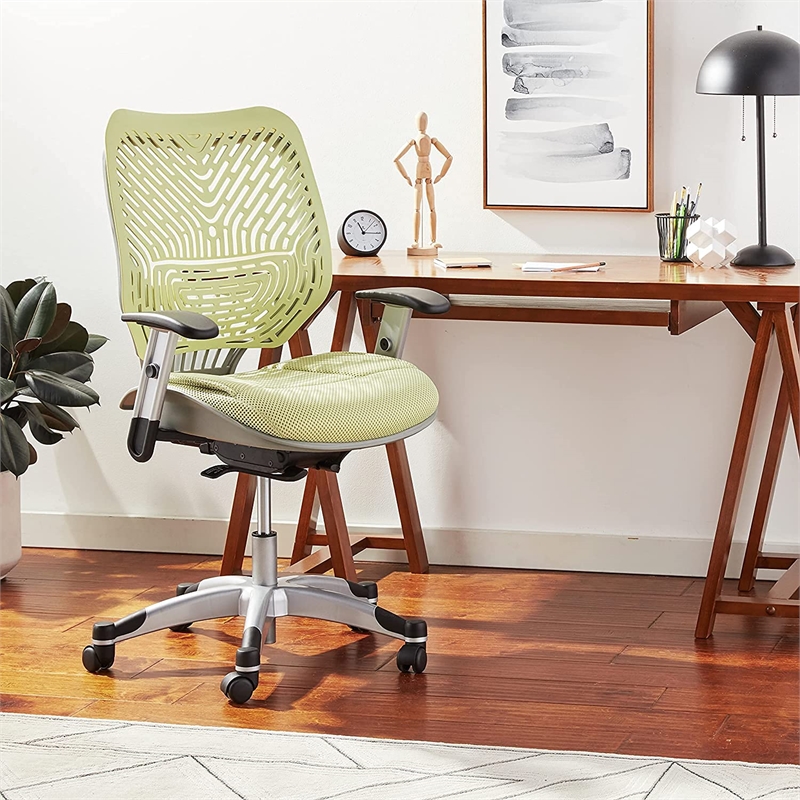 Unique Self Adjusting Kiwi Green Space Flex Back Managers Chair