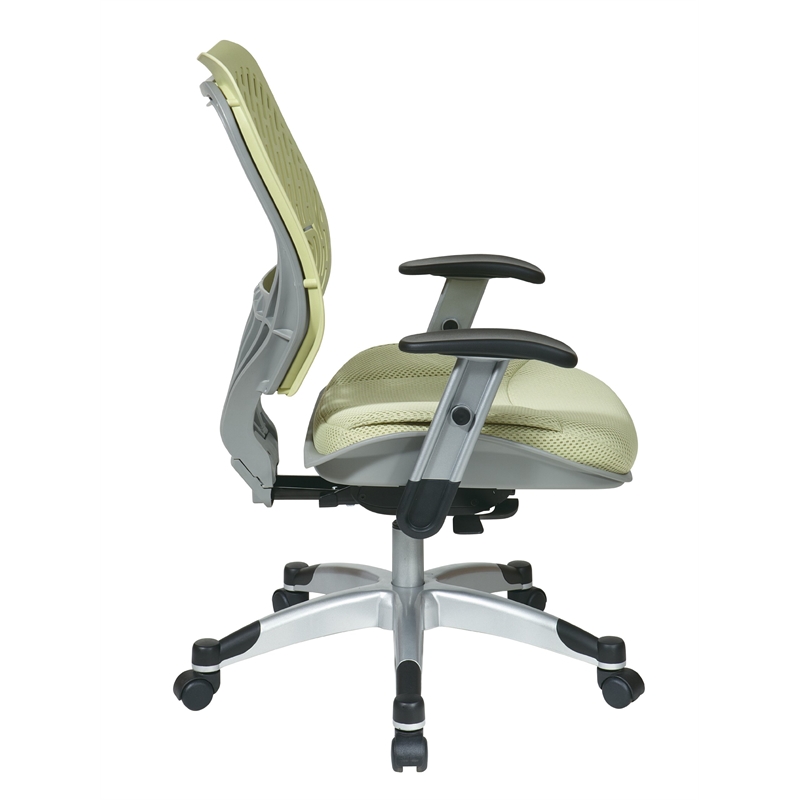 Unique Self Adjusting Kiwi Green Space Flex Back Managers Chair