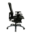Office Star ProGrid High Back Office Chair in Black Fabric