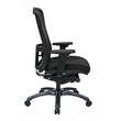 ProGrid High Back Office Chair in Coal Black Fabric
