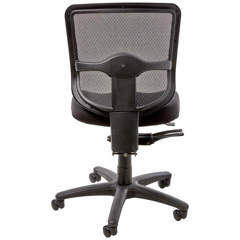 Ergonomic Task Office Chair with ProGrid Back in Coal Black Fabric