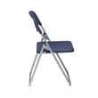 Office Star Set of 4 Plastic Folding Chair in Gray