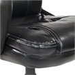 Black Faux Leather Managers Chair by Office Star