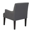 Main Street Guest Chair in Woven Charcoal Gray Fabric