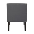 Main Street Guest Chair in Woven Charcoal Gray Fabric