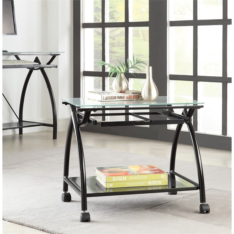 Newport Mobile File with Black Powder Coated Steel Frame