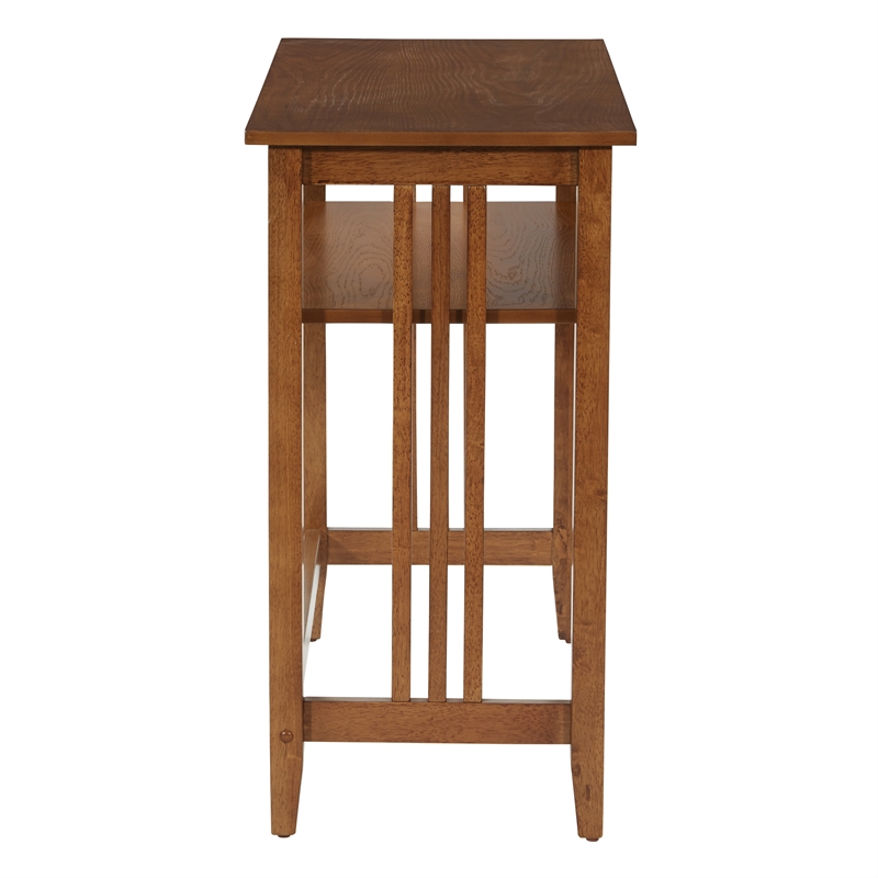 Sierra 36 inch Foyer Table in Ash Brown by OSP Home Furnishings