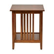 Sierra Side Table in Ash Brown Finish by OSP Home Furnishings