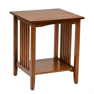 sierra side table in ash brown finish by osp home furnishings
