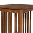 Sierra Mission End Table In Ash Brown Finish Engineered Wood