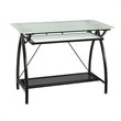 Newport Computer Desk with Black Powder Coated Steel Frame