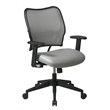 Deluxe Chair with Shadow Gray VeraFlex Back and Fabric Seat