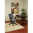 Deluxe VeraFlex Office Chair with Fabric Seat Charcoal Gray