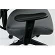 Deluxe VeraFlex Office Chair with Fabric Seat Charcoal Gray