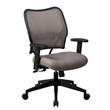 Deluxe Chair with Latte Brown VeraFlex Back and Fabric Seat