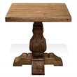 Riverside Furniture Hawthorne Solid Wood End Table in Barnwood Brown