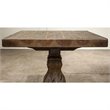 Riverside Furniture Hawthorne Solid Wood End Table in Barnwood Brown