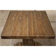 Riverside Furniture Hawthorne Solid Wood End Table in Barnwood Brown