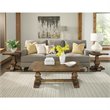 Riverside Furniture Hawthorne Solid Wood End Table in Barnwood Brown
