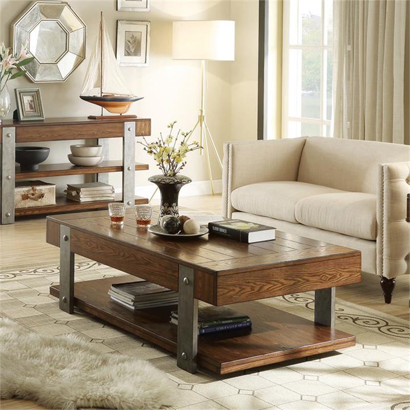Riverside Furniture Ingram Coffee Table in Auburn